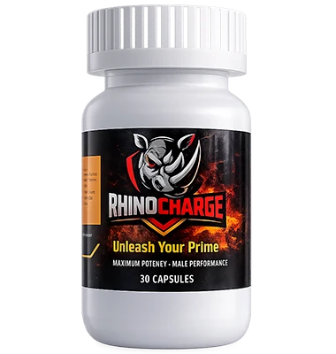RhinoCharge prostate and potency capsules — 30 caps Unleash Your Prime